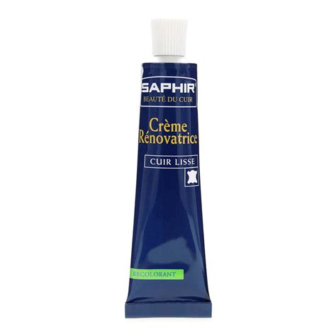 Saphir Renovating Cream for Hermes Red Leather .